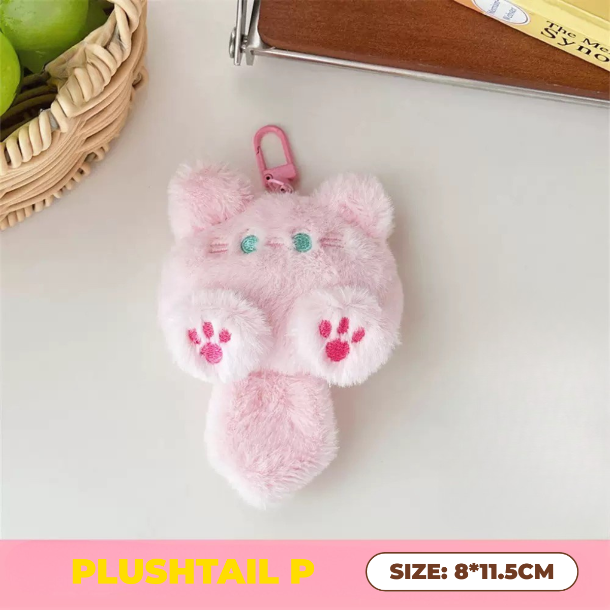 PLUSHTAIL Plyschnyckelring