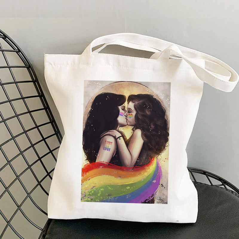 Pride canvaväska