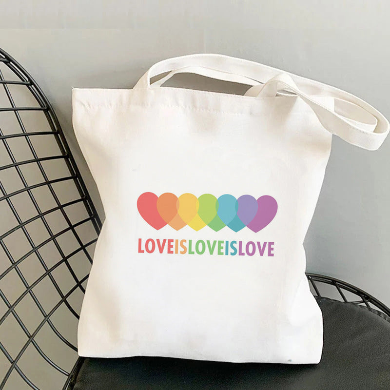 Pride canvaväska