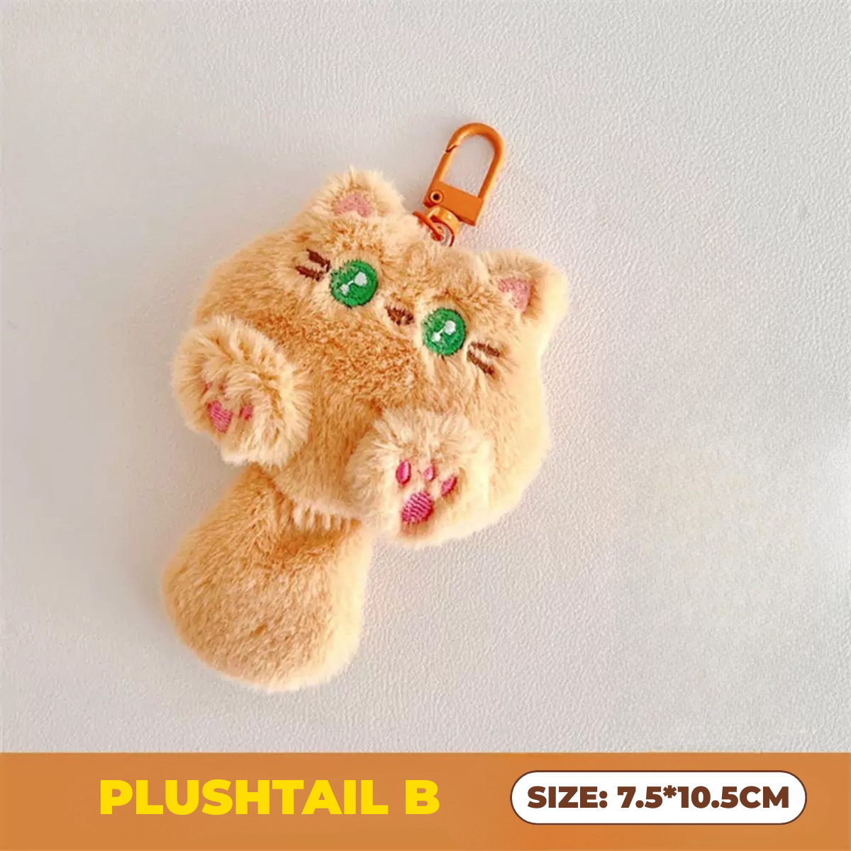 PLUSHTAIL Plyschnyckelring