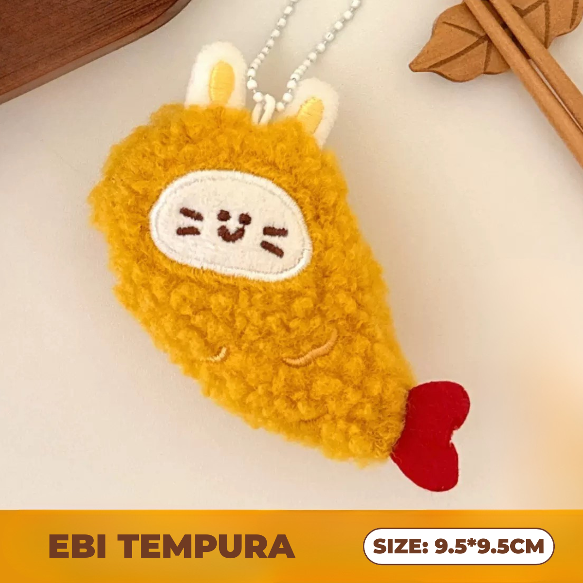 CUTE SUSHI Plyschnyckelring