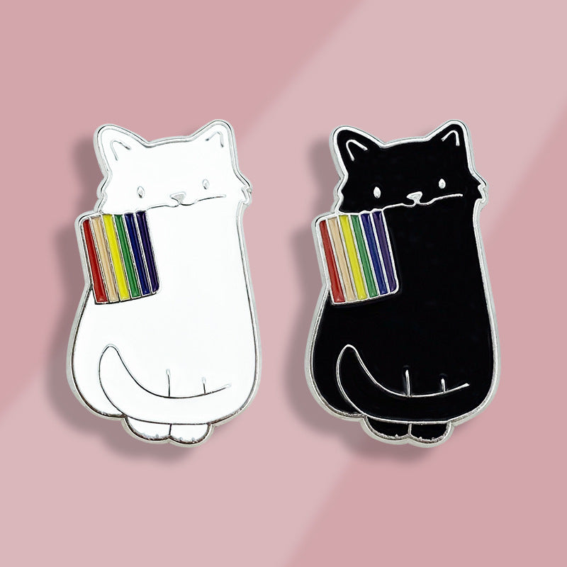 Pride Kitty Brosch