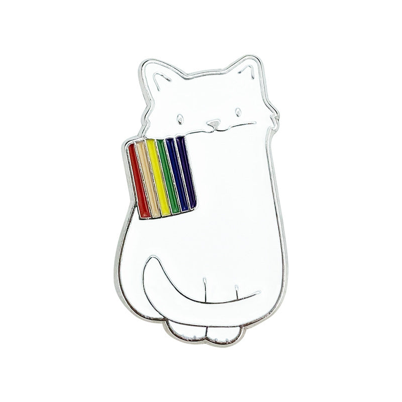 Pride Kitty Brosch