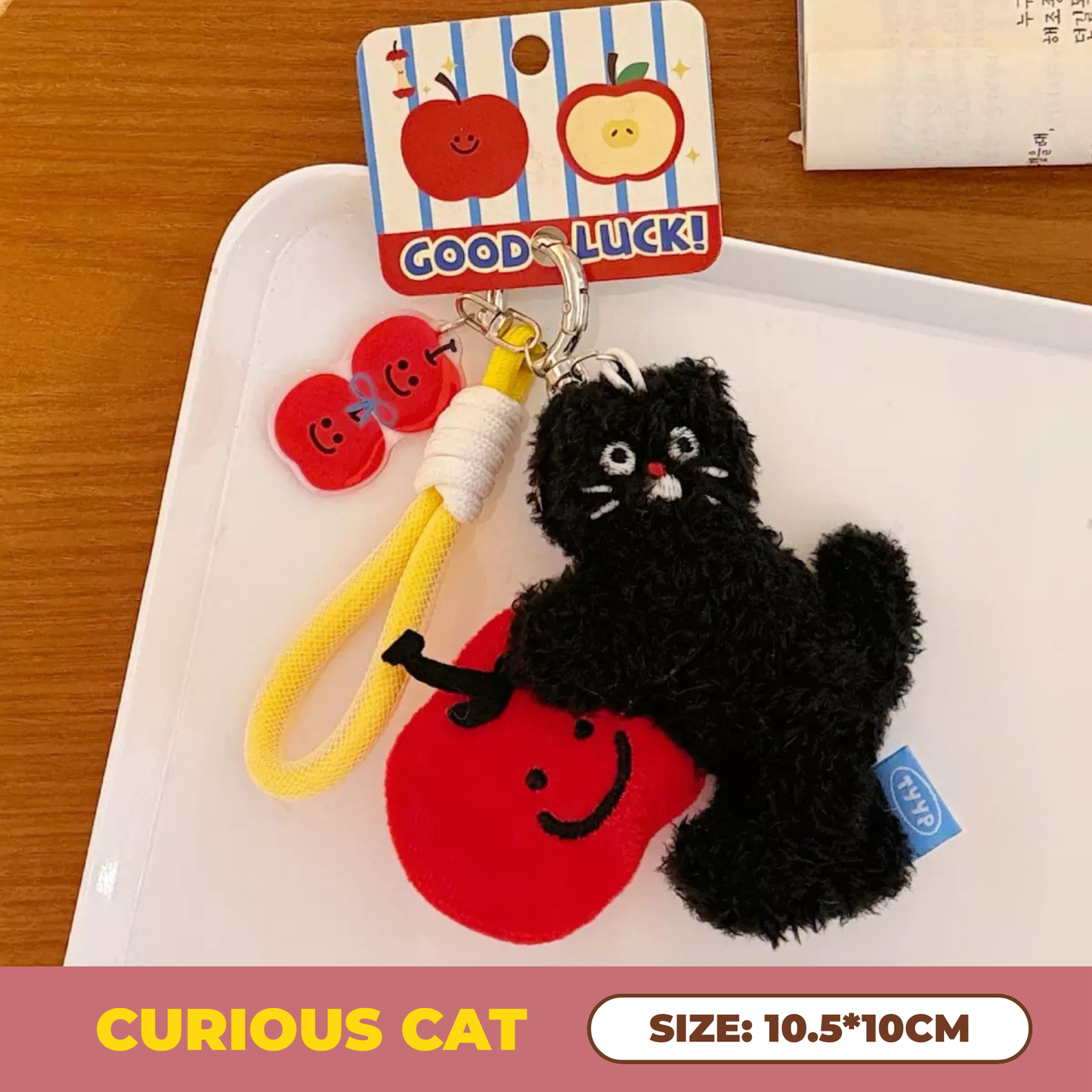 CHRISTMAS PETS Plyschnyckelring