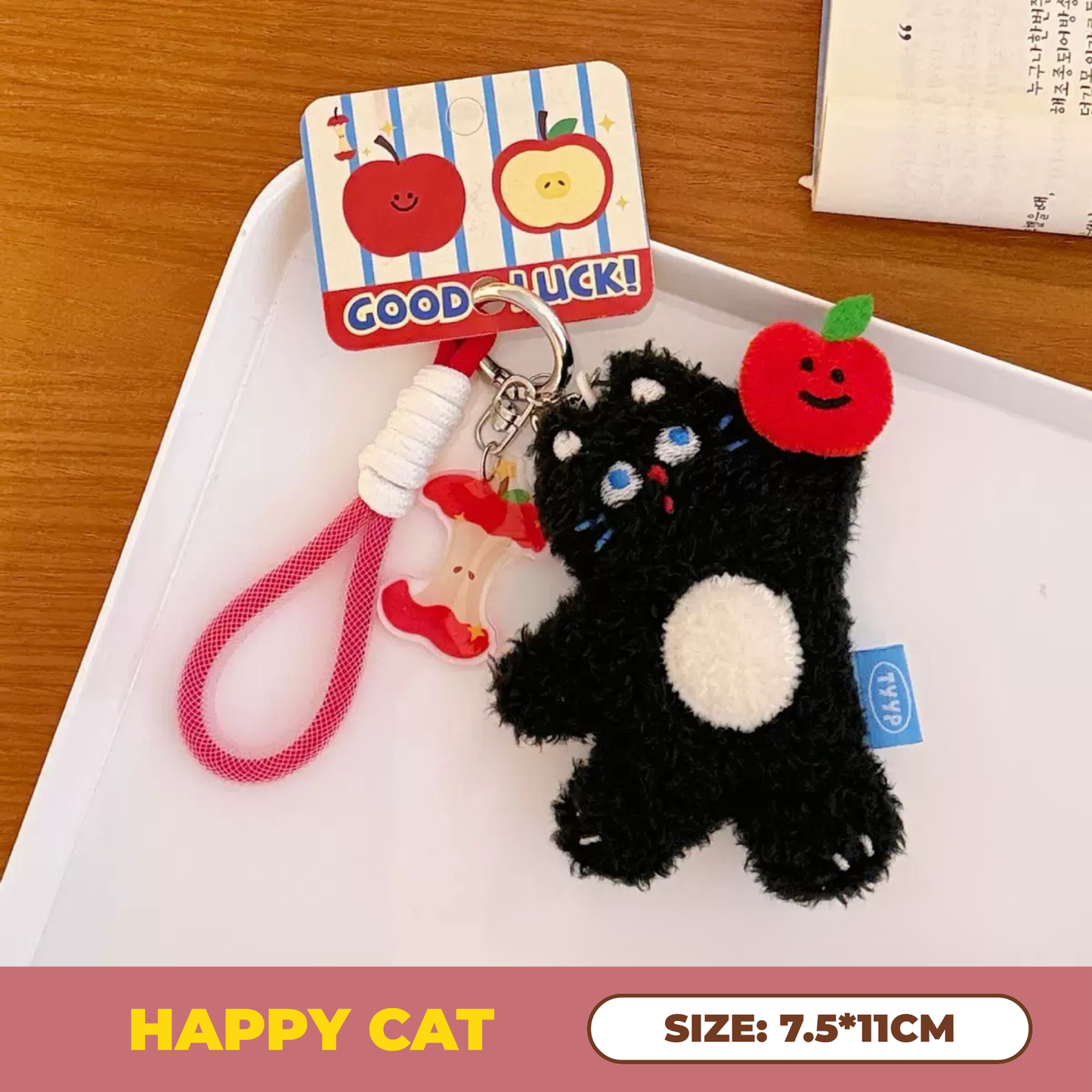 CHRISTMAS PETS Plyschnyckelring