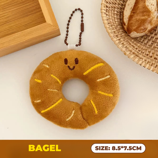 CAPIBARA BAGEL Plyschnyckelring